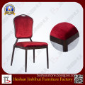 Red Hot sell Imitated Wood Stackable Restaurant Dining Chair
